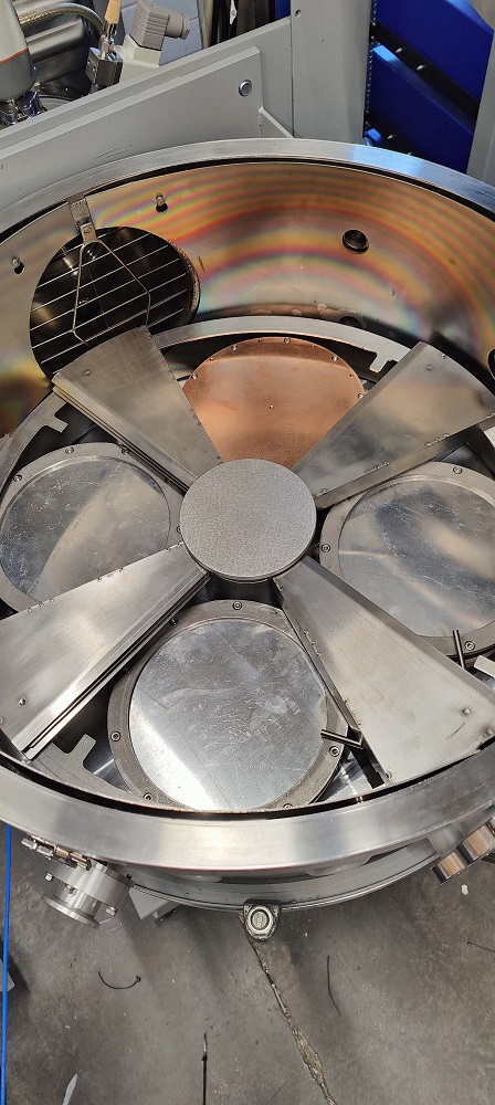 Cathodes magnétron avec volets pour machine PVD de pulvérisation