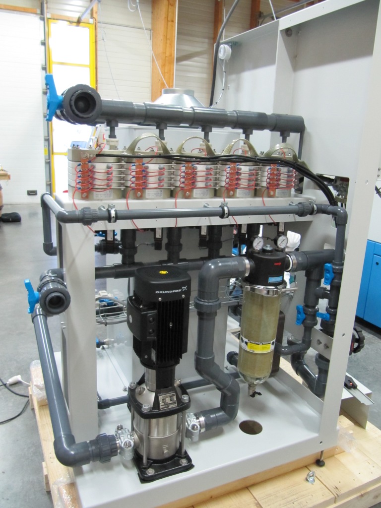 Machine pour électrolyse : traitement de l'eau