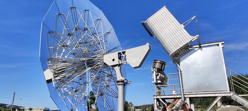 Four solaire réacteur pour le recyclage d'acier