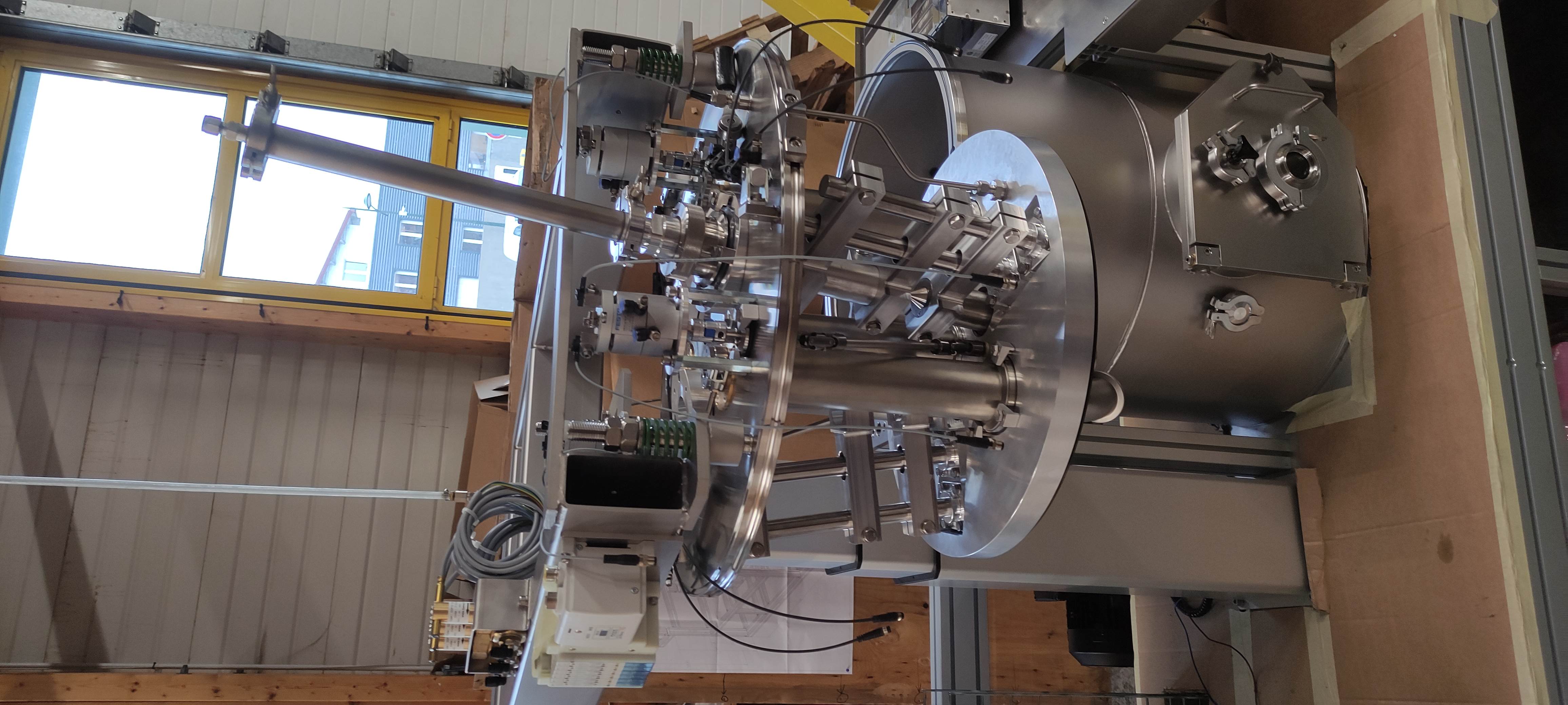Machine de co-déposition de nanoparticules par pulvérisation cathodique magnetron